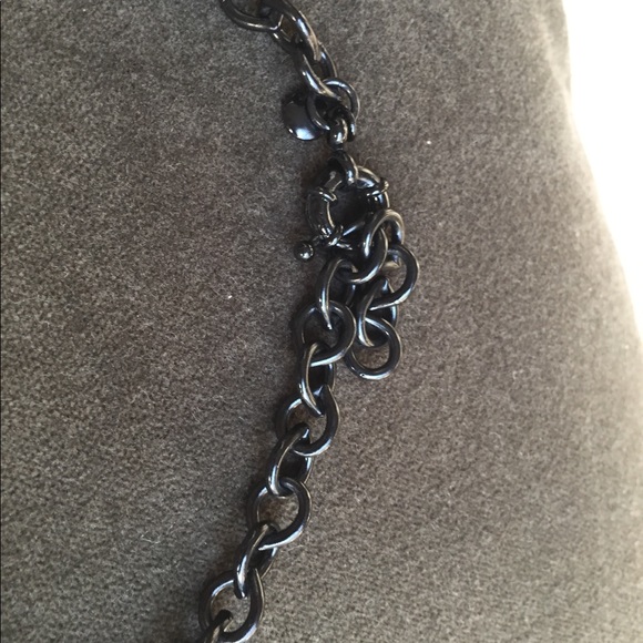 JCrew Black Chainmaille Neclace - Picture 8 of 9